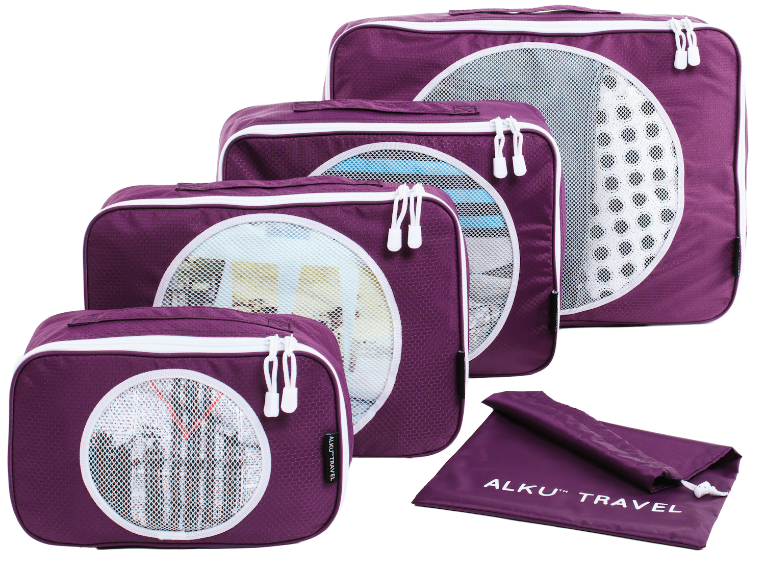 Alku Travel Packing Cubes Luggage Organizer Set